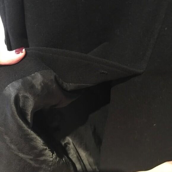 DKNY WOOL PEA COAT - Picture 3 of 8